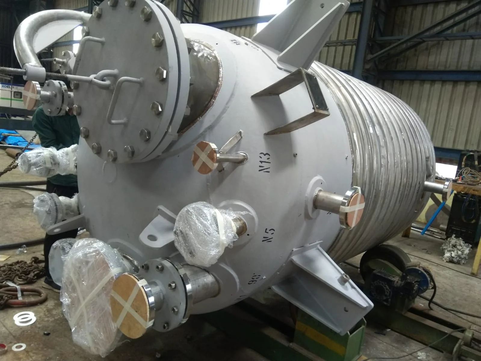 Clad Storage Vessels in SS 316