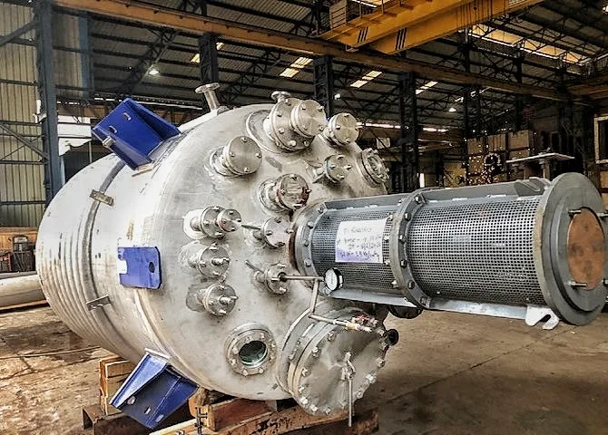 5M³ Clad Reactor Reactors in Titanium